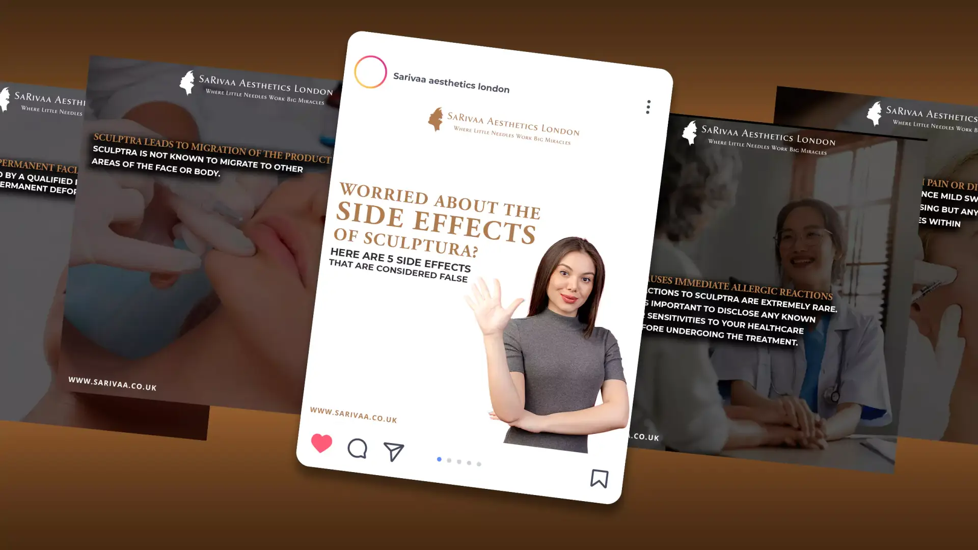 SaRivaa Aesthetics Social Media
