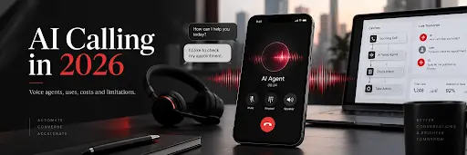 AI Calling: A Complete 2026 Guide to AI Voice Agents, Uses, Costs and Limitations