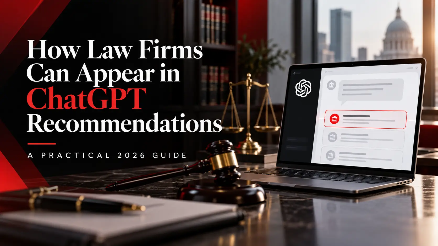 How Law Firms Can Appear in ChatGPT Recommendations - A Practical 2026 Guide