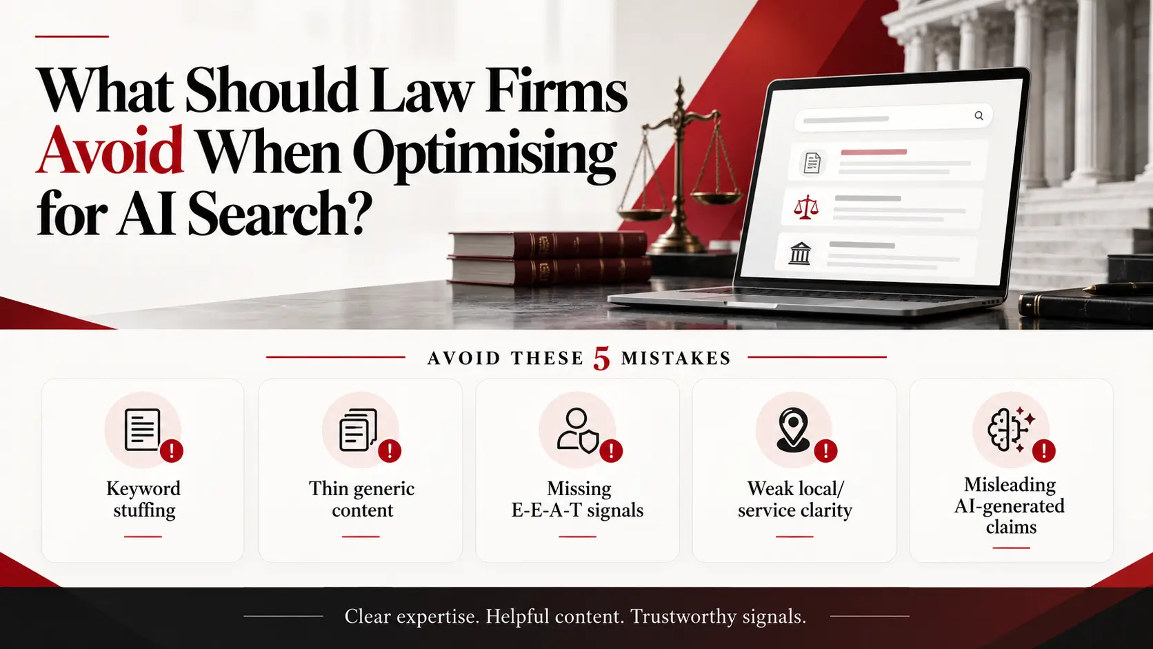 What Should Law Firms Avoid When Optimising for AI Search?